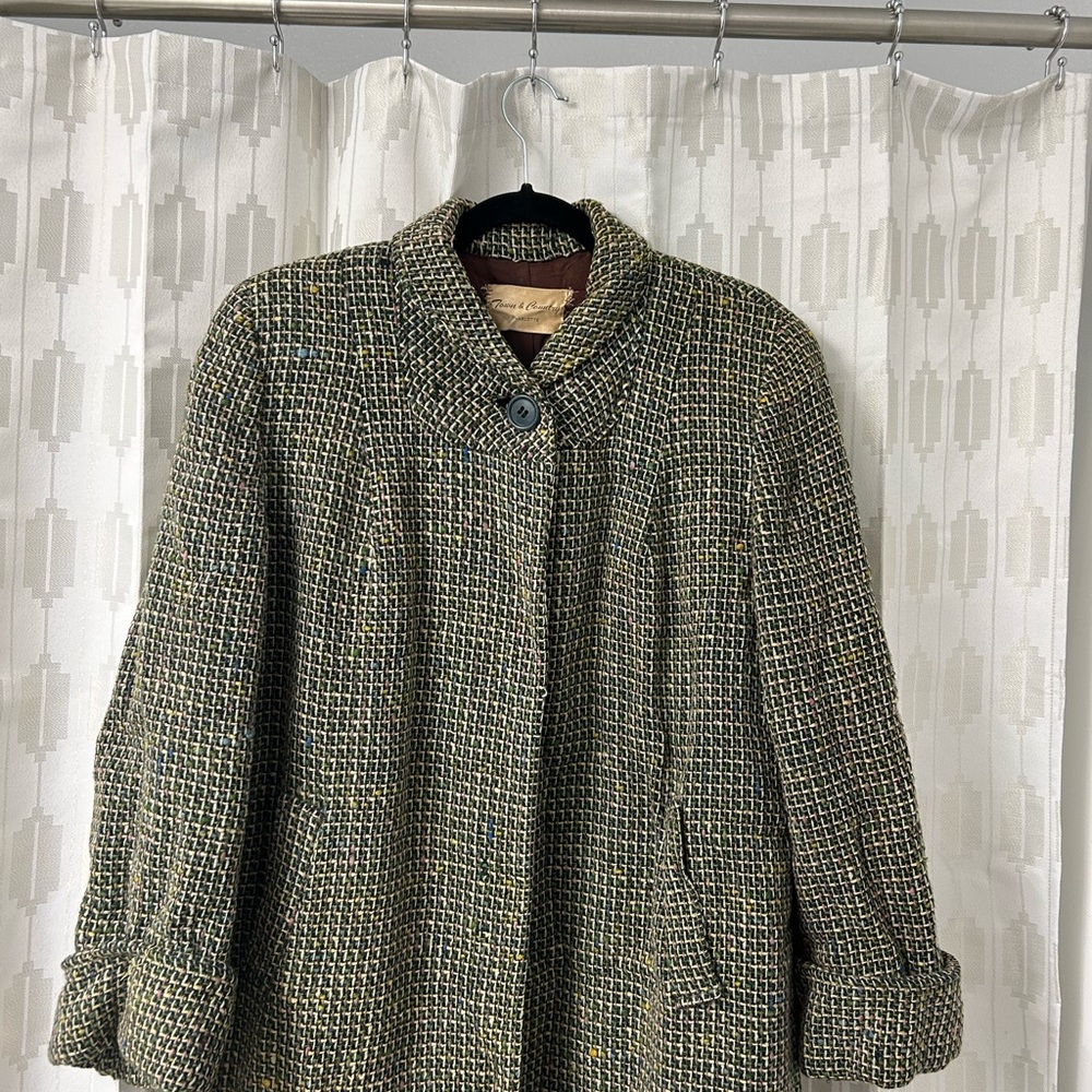Vintage 1950s-60s Town & Country Women’s Wool Coat